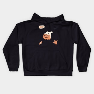 Halloween cute dog sticker pack Kids Hoodie